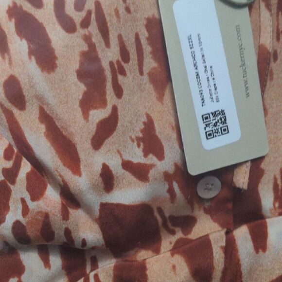 Tucker Juliette Dress Chai Safari in Silk Crepe de Chine - Picture 4 of 4